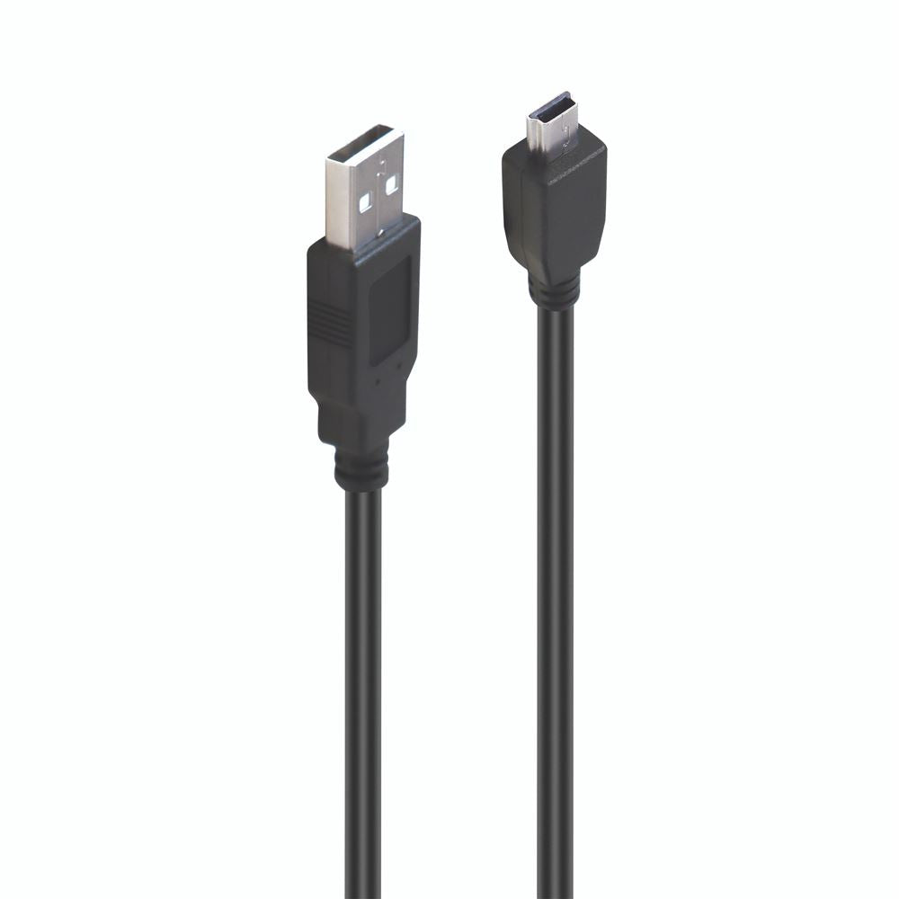 Câble Accsup USB-A Mâle vers Mini USB Mâle 1,8 m Noir