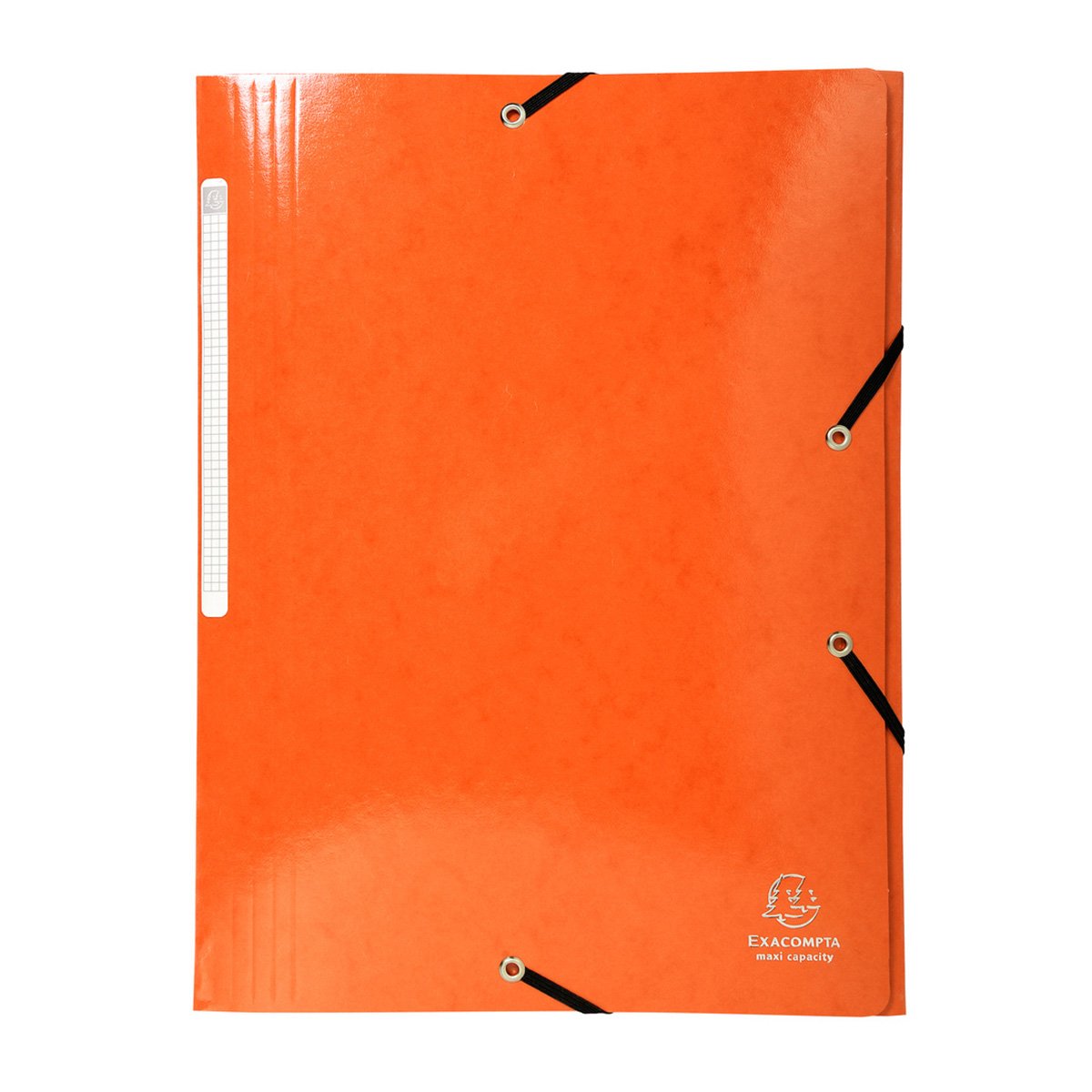 Chemise à élastique 3 rabats A4 - Maxi Capacity - Carton - Exacompta - Orange