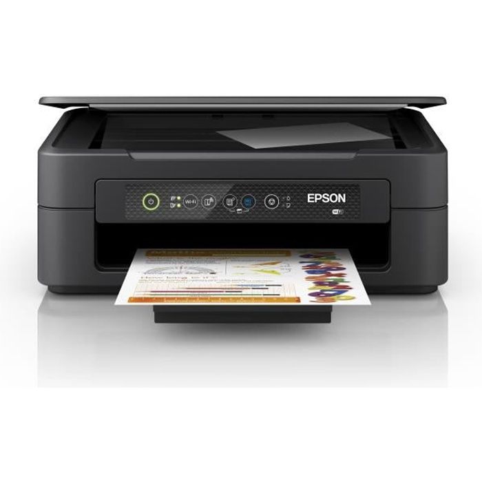 Appareil multifonction à jet d'encre 3 en 1 Epson Expression Home XP-2205, imprimante (DIN A4, scanner, copieur, WiFi, cartouches individuelles), compatible Amazon Dash Replenishment, noir