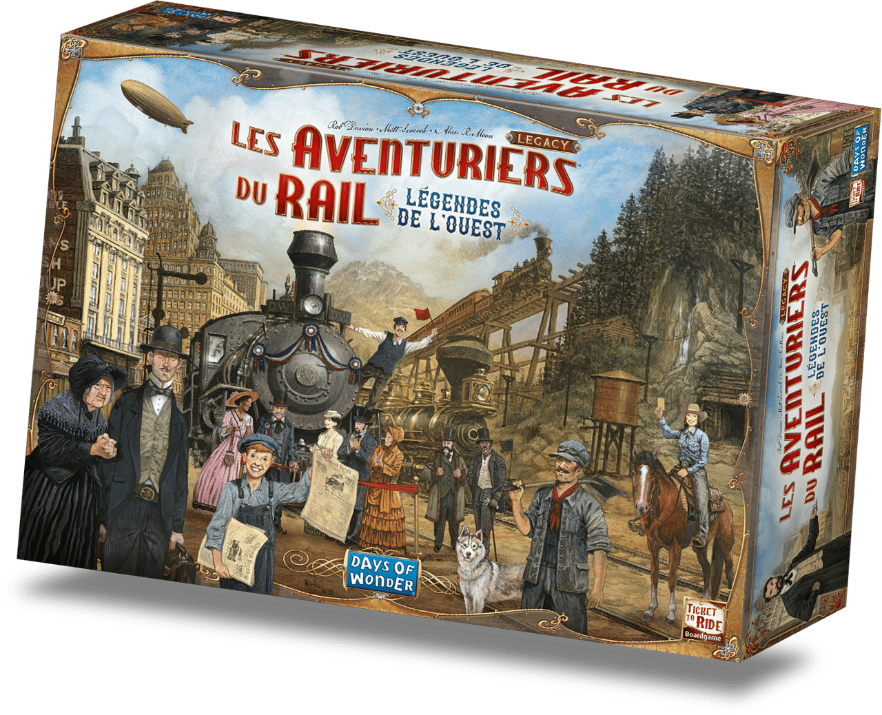 Les aventuriers du Rail Legacy - Légendes de l'Ouest - Days of Wonder
