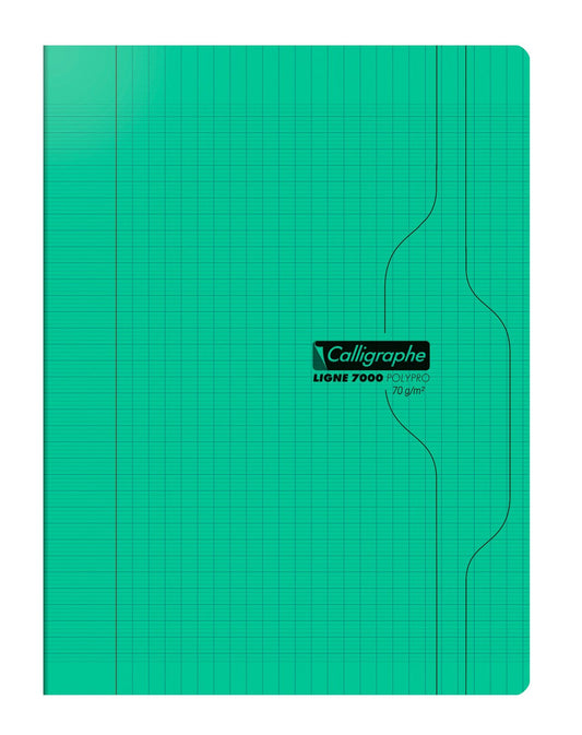 Cahier Calligraphe - Vert – 24 x 32 cm – 96 pages seyès