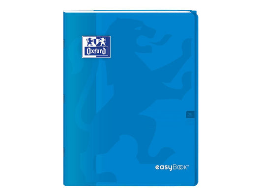 Cahier polypro Oxford - Bleu - 24 x 32 cm - Easybook - 96 pages grands carreaux
