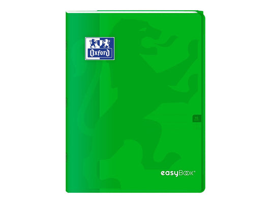Cahier polypro Oxford - Vert - 24 x 32 cm - Easybook - 96 pages grands carreaux