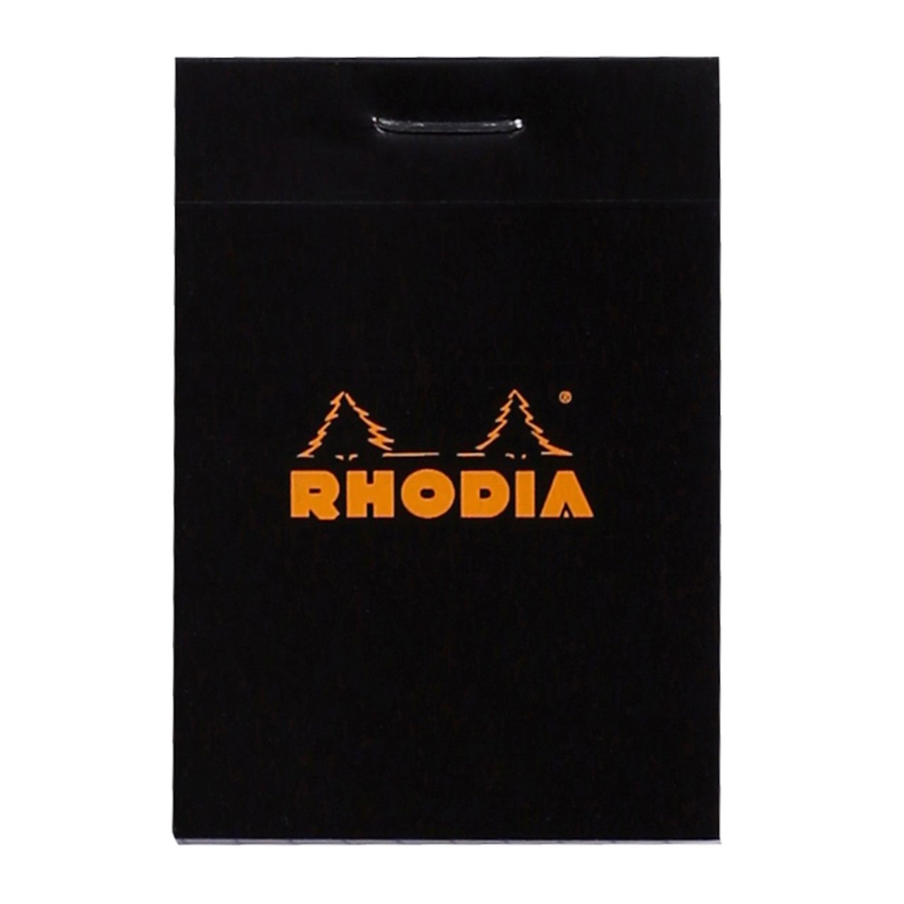 Bloc-notes Rhodia - Noir - 5,2 x 7,5 cm - n°10 - 160 pages 5x5 mm (petits carreaux)