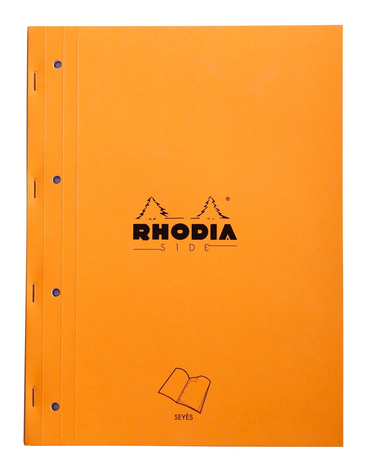 Lot de 3 blocs de feuilles simples grands carreaux Rhodia - 160 pages perforées - Blanc - 22,3 x 29,7 cm - 80 g/m²