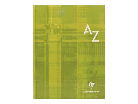 1 répertoire broché - Format A4 21 x 29.7 cm - Clairefontaine - 192 pages petits carreaux - Coloris assortis