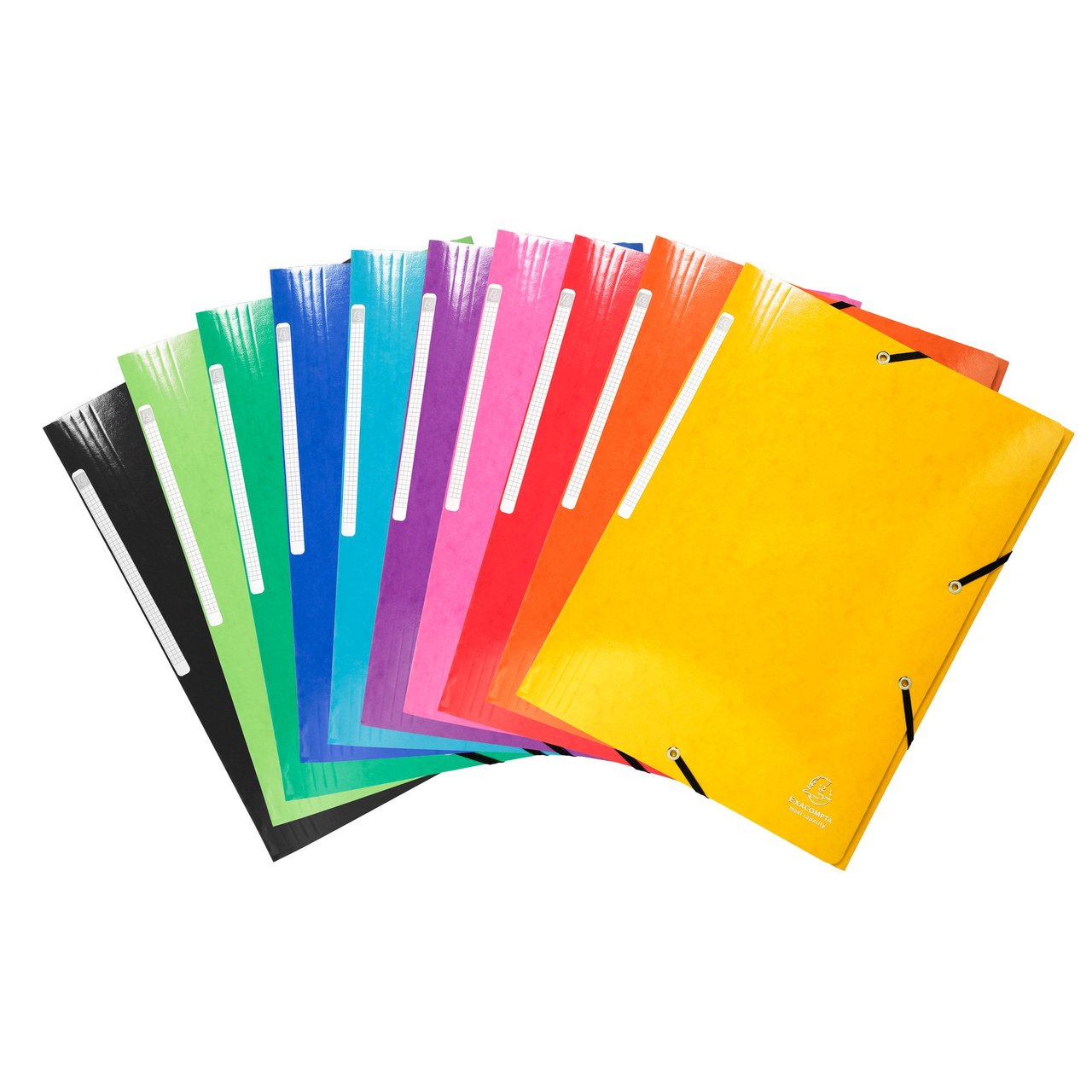 1 chemise à élastique 3 rabats- Exacompta - A4 - Iderama - Carton - Modèles aléatoires