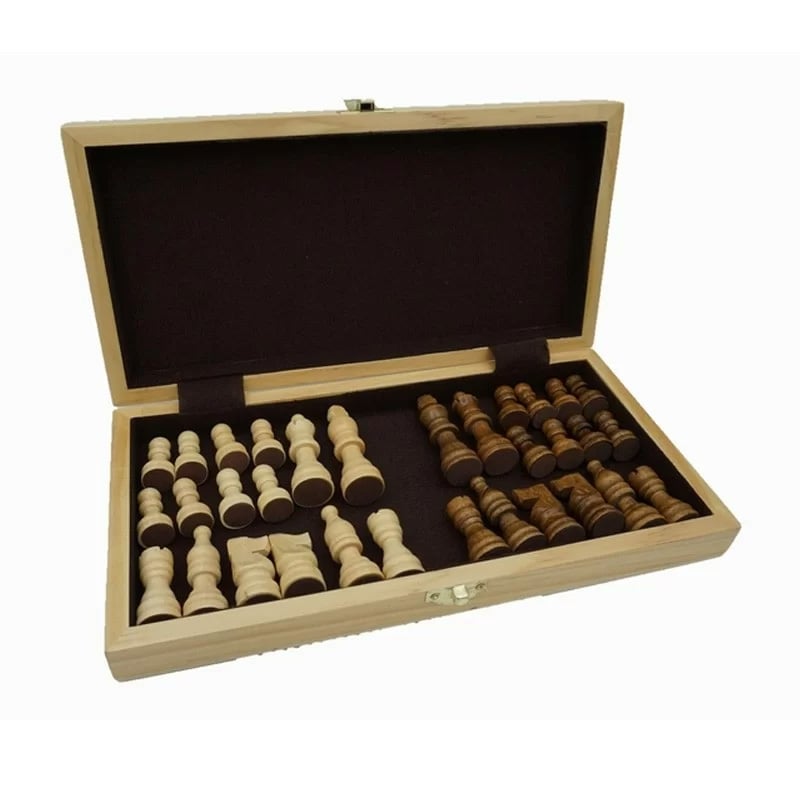 Jeu d'échecs pliant - 28cm - imprimé