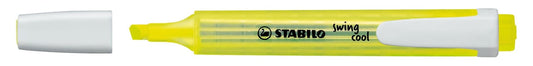 Surligneur pointe fine - STABILO - Jaune - Swing cool
