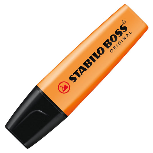 Surligneur pointe large - STABILO - Orange - BOSS ORIGINAL