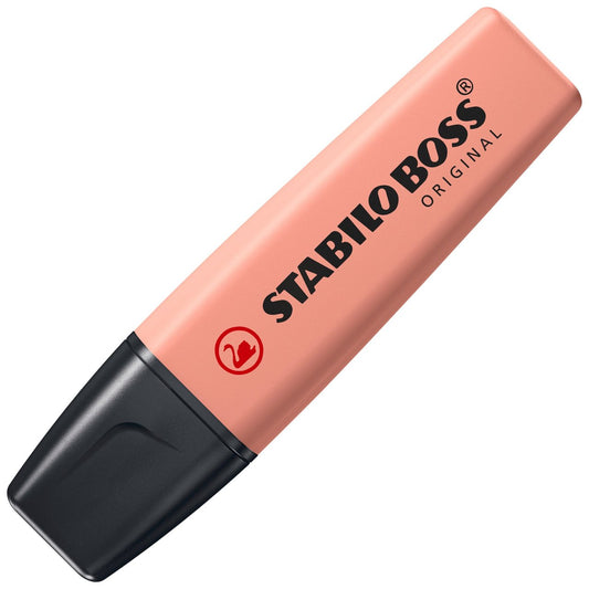 Surligneur pointe large - STABILO - Orange rouille - BOSS ORIGINAL NatureCOLORS