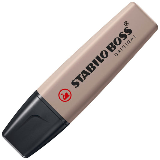 Surligneur pointe large - STABILO - Gris Taupe - BOSS ORIGINAL NatureCOLORS