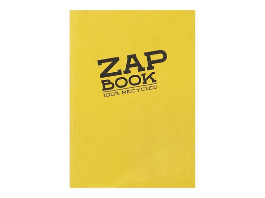 1 cahier de dessin - 11 x 15 cm - Zap Book - Clairefontaine - 160 pages unies - Coloris assortis