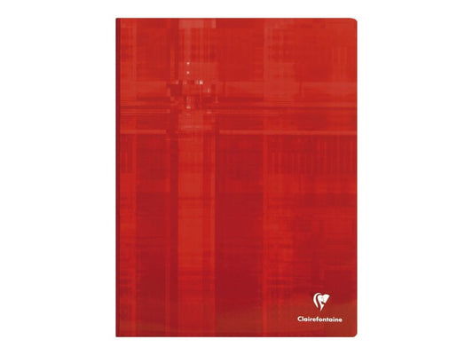 1 cahier broché - 24 x 32 cm - Clairefontaine - 192 pages petits carreaux - Coloris assortis
