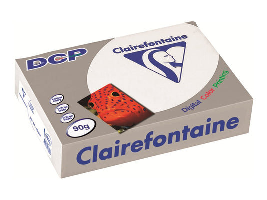 Ramette de papier - 500 feuilles A4 21 x 29.7 cm - 90 g/m² - DCP - Clairefontaine - Blanc