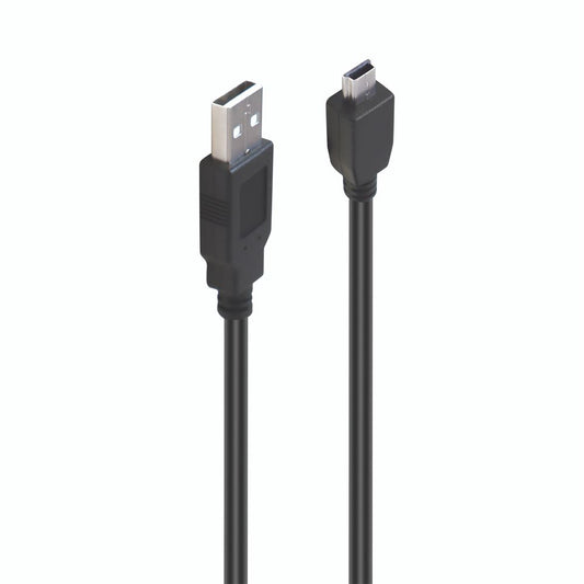 Câble Accsup USB-A Mâle vers Mini USB Mâle 1,8 m Noir