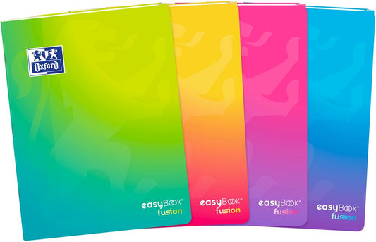 Cahier grand format Oxford EasyBook® Fusion Optik P. Seyès 96 pages 240 x 320 mm Modèle aléatoire