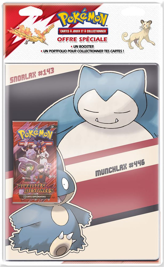 Carte à collectionner Pokémon EV10 Pack Portfolio + Booster Modèle aléatoire