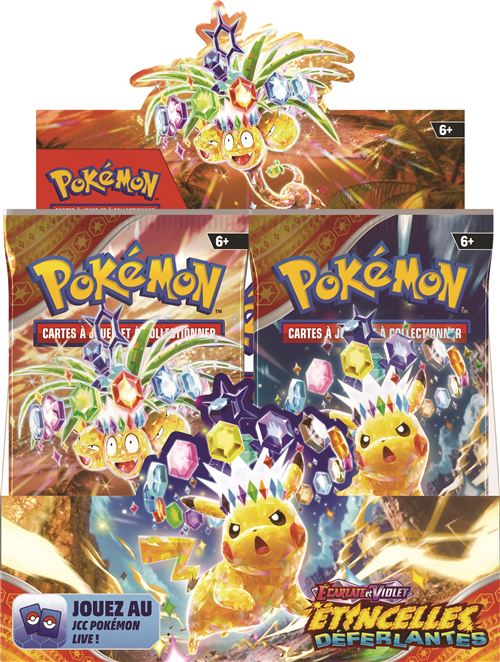 Cartes à collectionner Pokémon EV08 Booster Modèle aléatoire