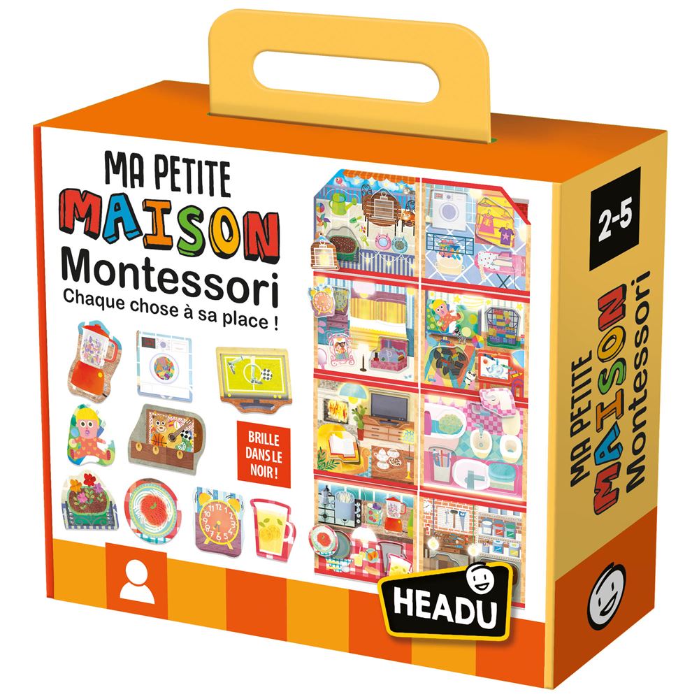 Jeu de découverte Ma petite Maison Montessori Headu