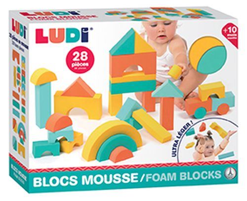Jouet empilable Ludi Blocs Construction Mousse