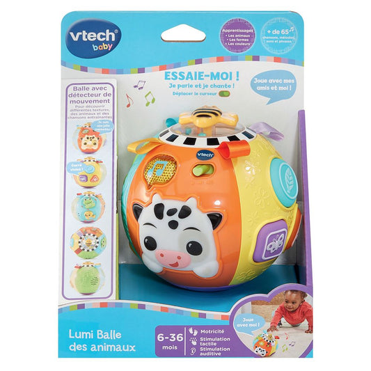 Jouet musical d'éveil Vtech Baby Lumi Balle des animaux