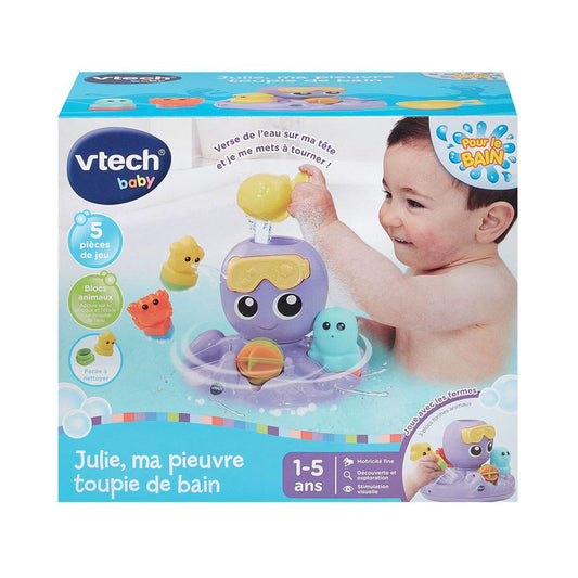 Jouet pour le bain Vtech Baby Julie, ma pieuvre toupie de bain