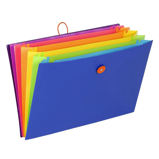 Trieur extensible 6 compartiments Viquel Happy Fluo