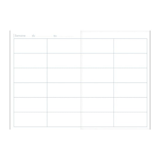 Agenda de bord enseignant - Format A4 21 x 29.7 cm - Non millésimé - Clairefontaine - 72 pages