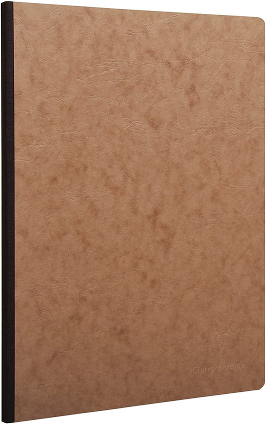 Carnet - Format A4 21 x 29.7 cm - Age Bag - Clairefontaine - 192 pages lignées - Marron