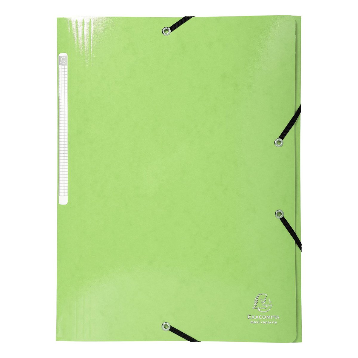 Chemise à élastique 3 rabats A4 - Maxi Capacity - Carton - Exacompta - Vert anis