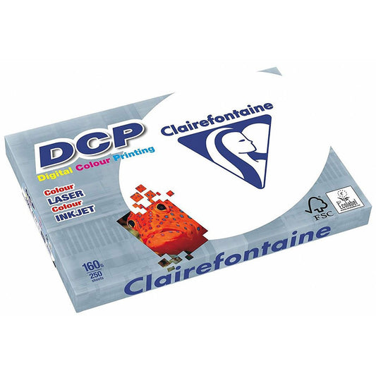 Ramette de papier - 250 feuilles A3 29.7 x 42 cm - 160 g/m² - DCP - Clairefontaine - Blanc