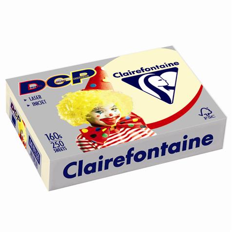 Ramette de papier - 250 feuilles A4 21 x 29.7 cm - 160 g/m² - DCP - Clairefontaine - Ivoire